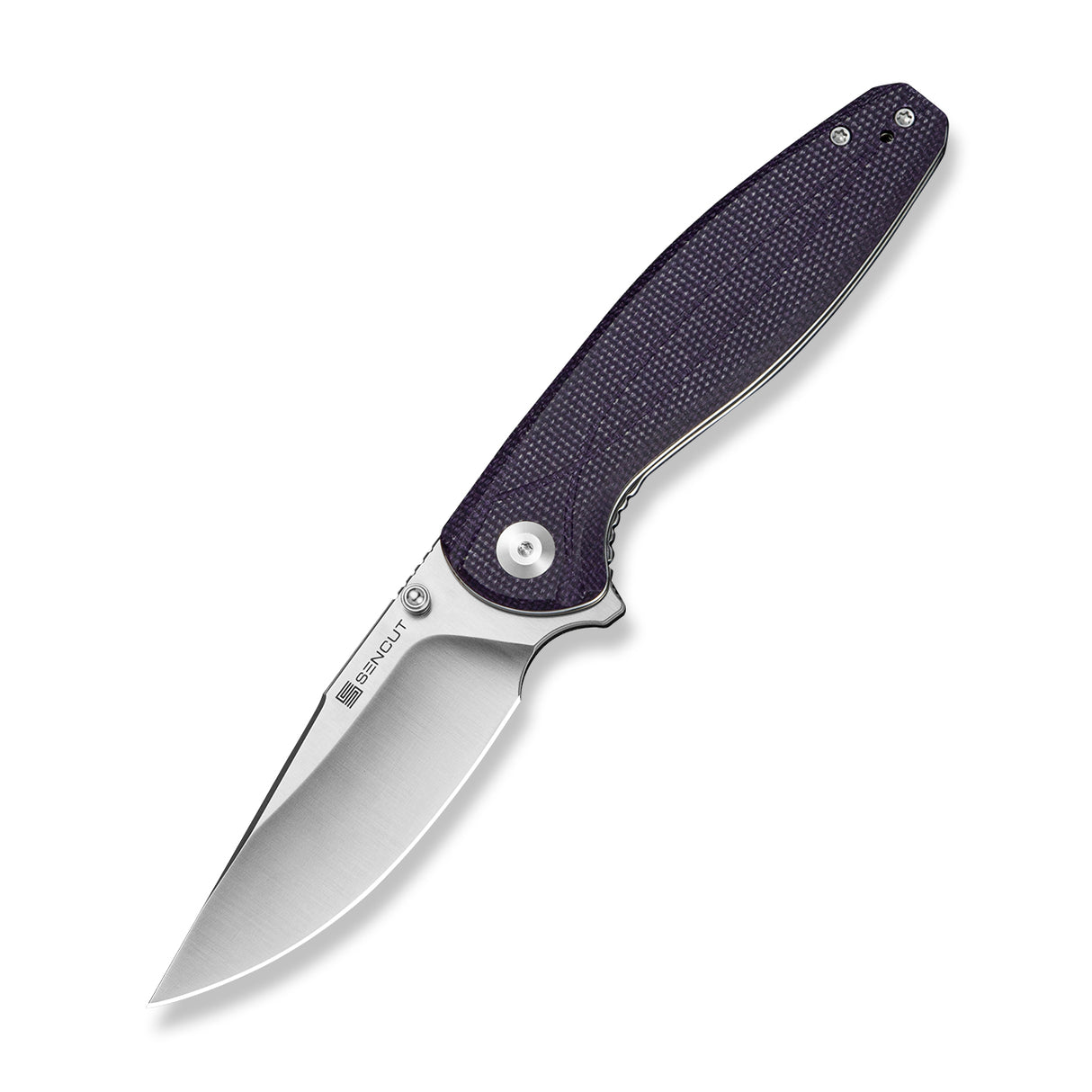 Vyrce | Purple Micarta + Satin D2