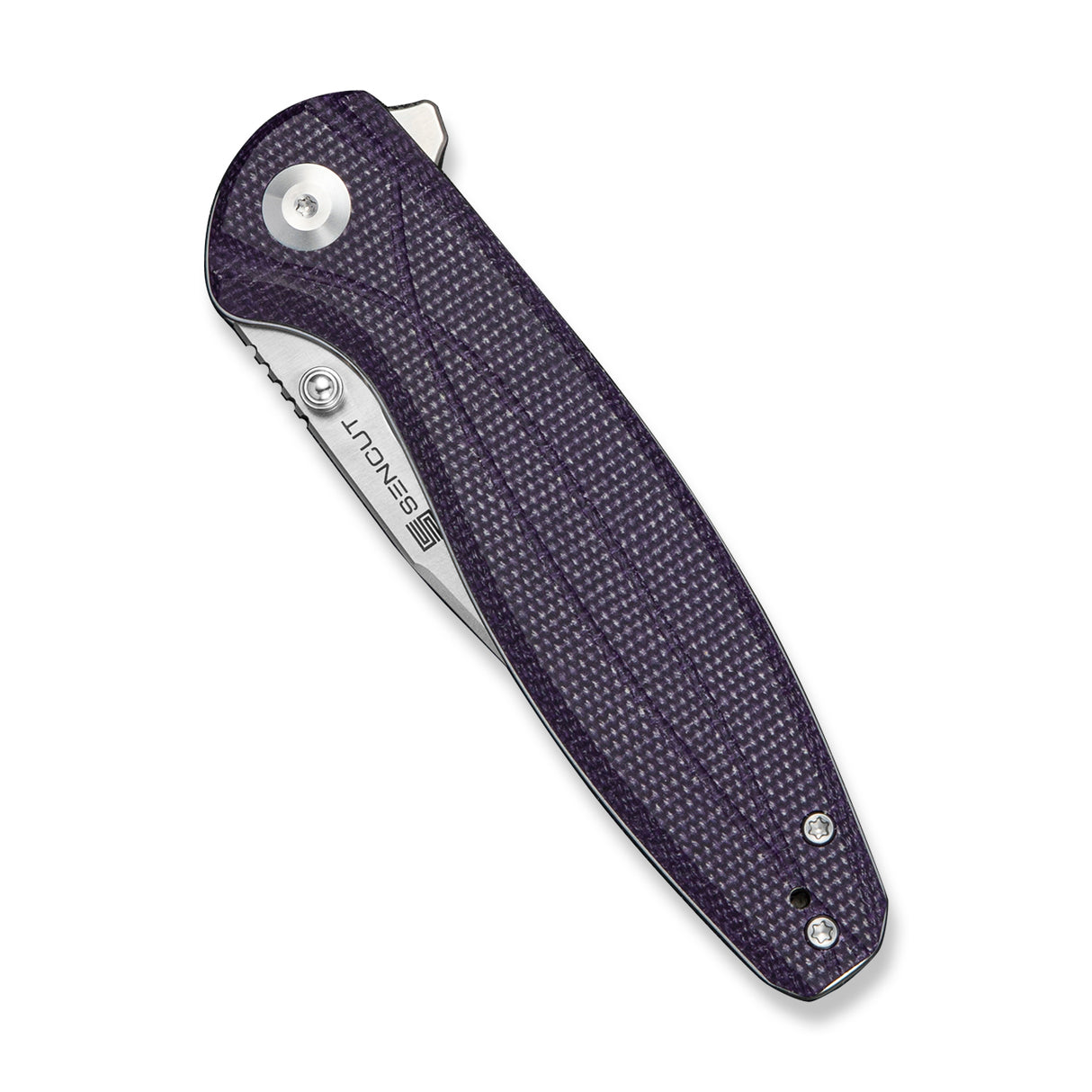 Vyrce | Purple Micarta + Satin D2