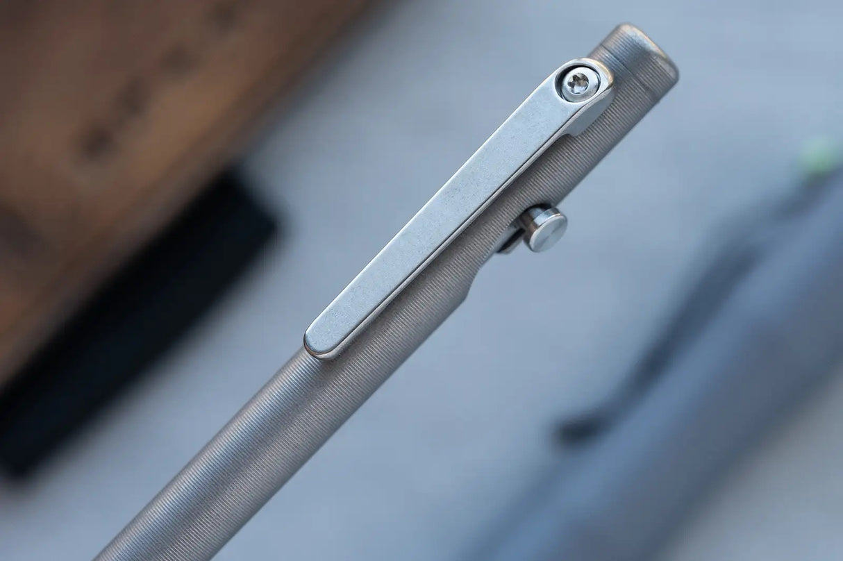 Stonewashed Slim Bolt Action Pen - Shop Series