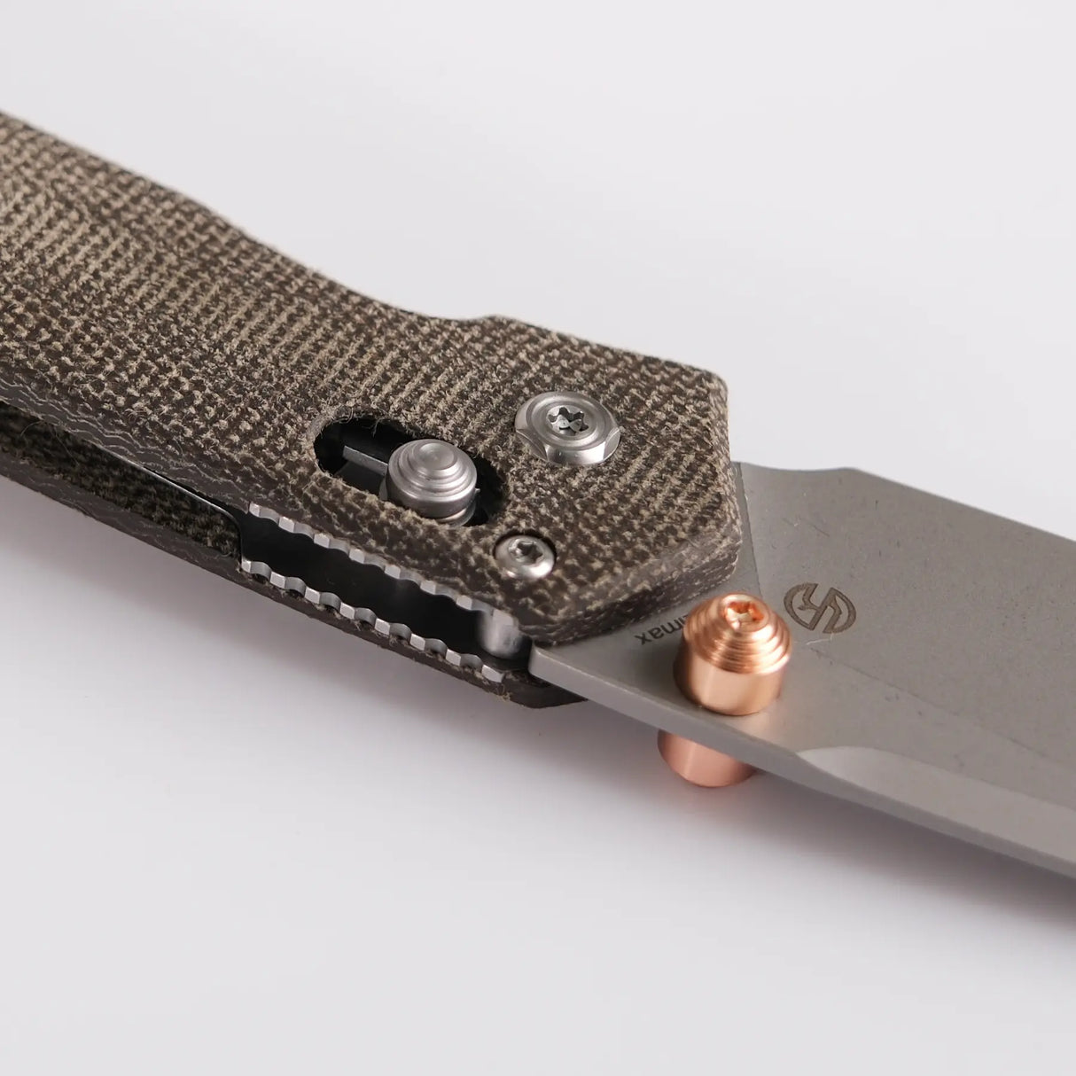 Mini Psyop | Green Norplex UltreX™ Micarta + Elmax - A2302