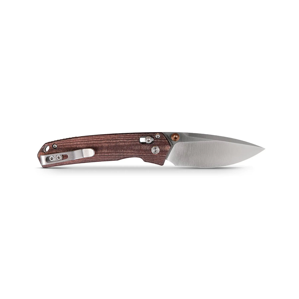 Mini Psyop | Maroon Norplex UltreX™ Micarta + Elmax - A2308