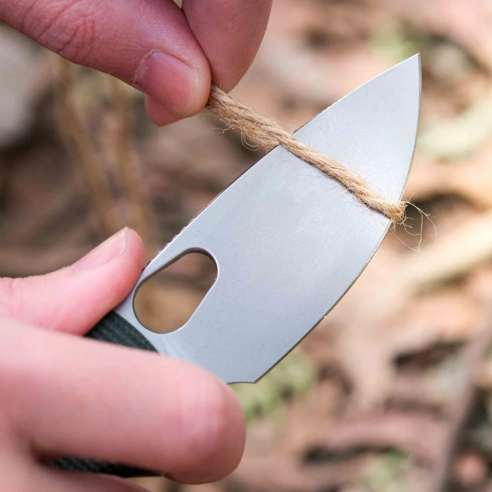 Porcupine | Green Micarta + Stonewash 14C28N - A2603