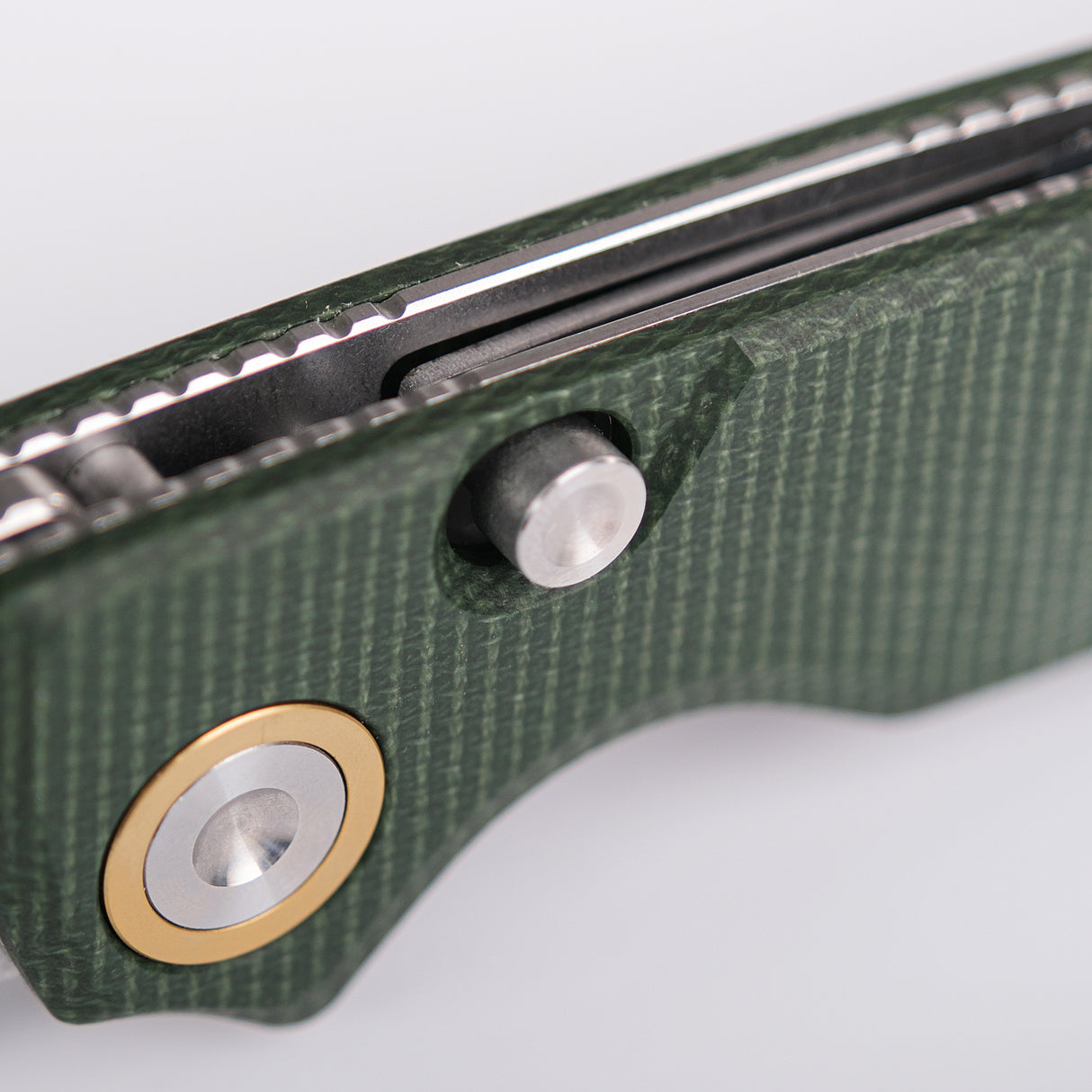 Porcupine | Green Micarta + Stonewash 14C28N - A2603