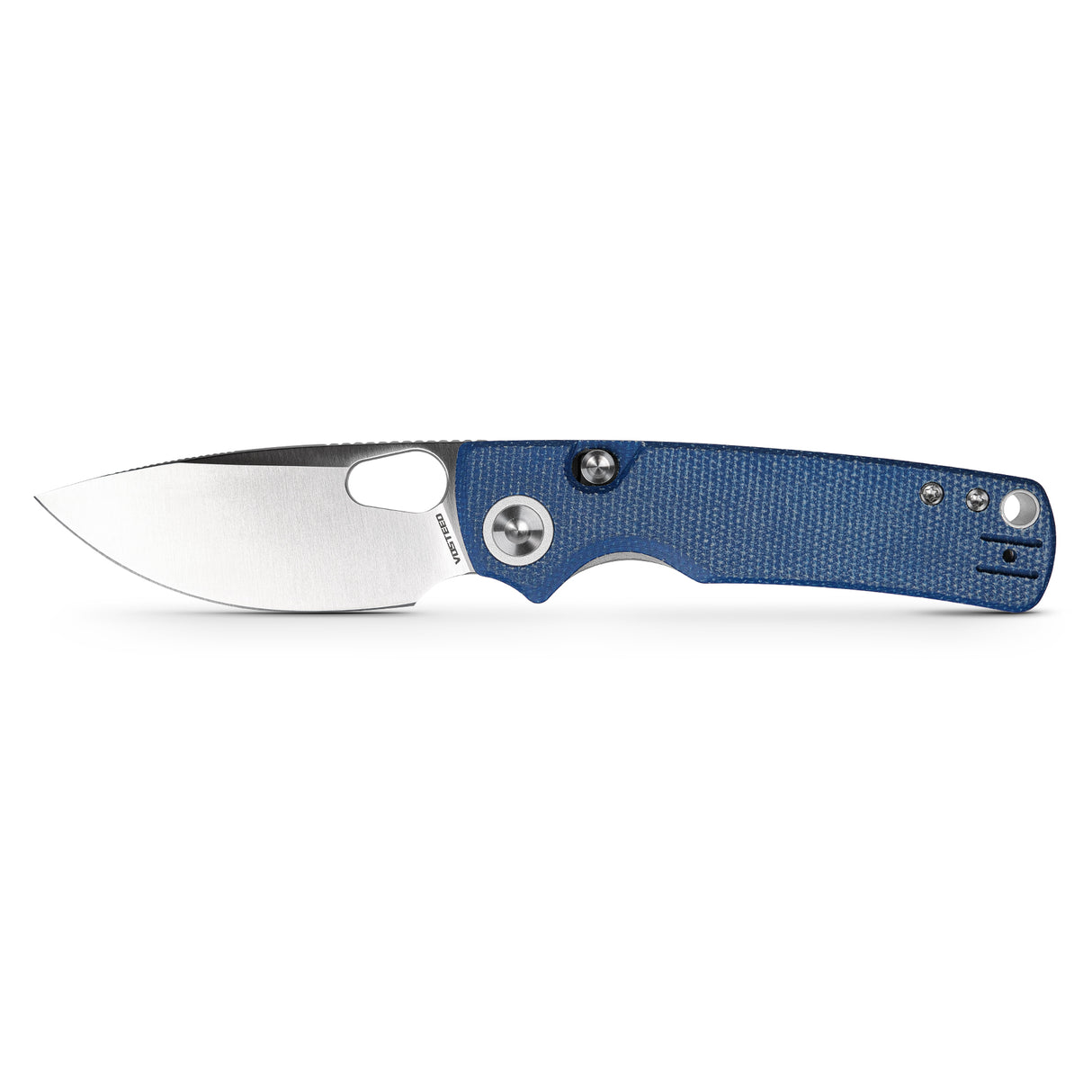 Porcupine | Blue Micarta + Satin 14C28N - A2605