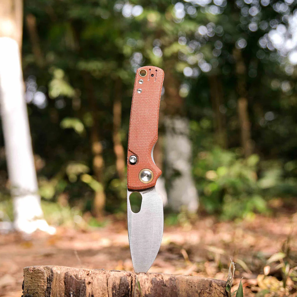 Porcupine | Natural Micarta + Satin 14C28N - A2604