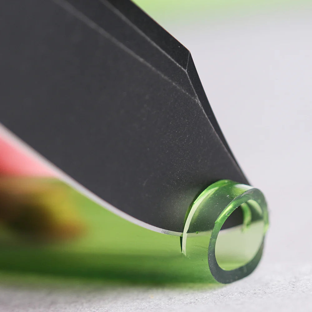 Raccoon - Top Liner Lock | Black Micarta + 14C28N Bowie - A2910