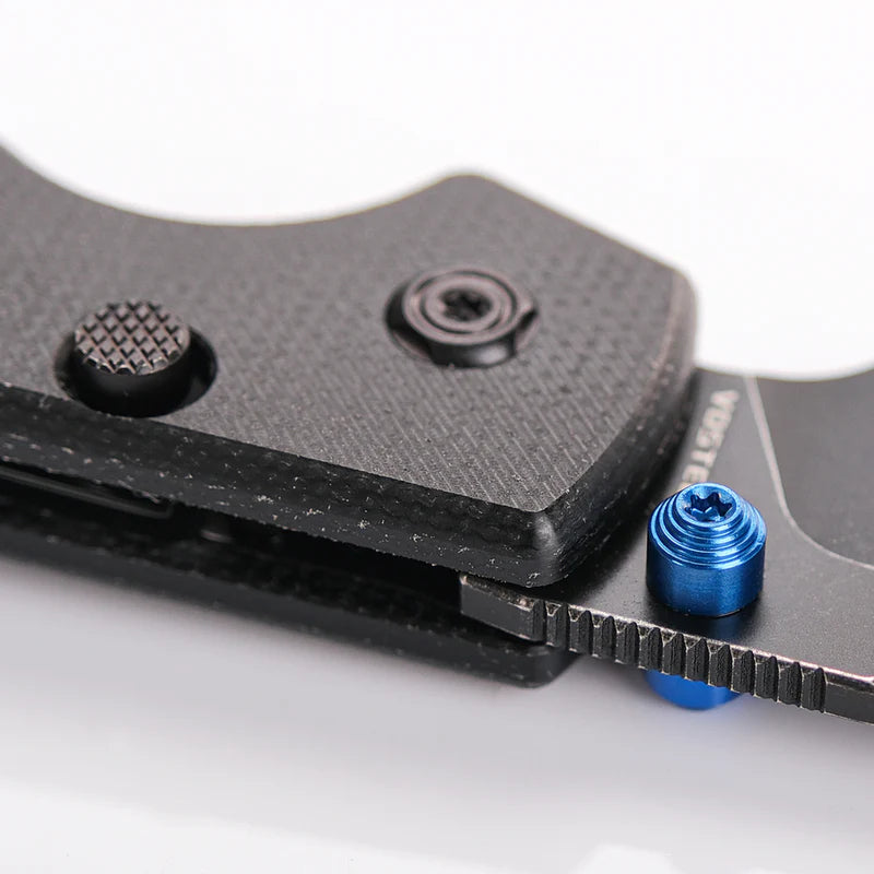 Raccoon - Top Liner Lock | Black Micarta + 14C28N Bowie - A2910