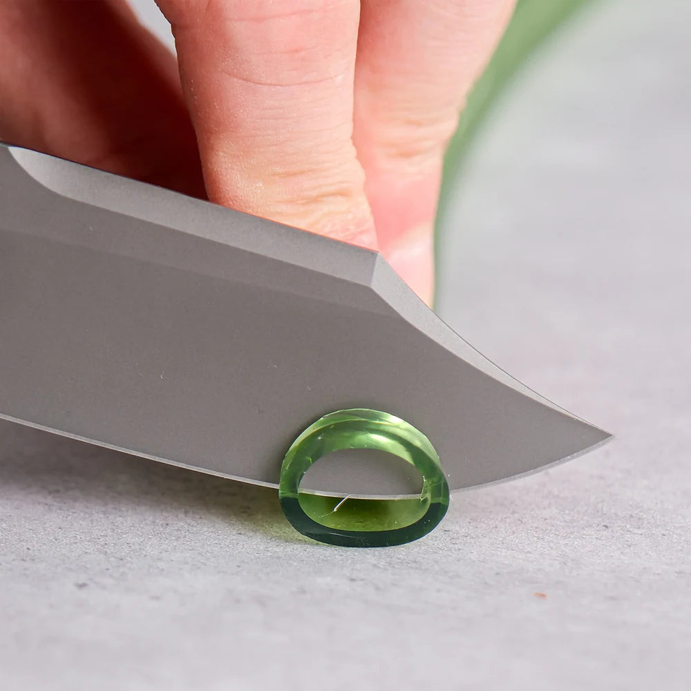 Raccoon - Top Liner Lock | Grey G10 + Destroyer Grey 14C28N Bowie - A2918