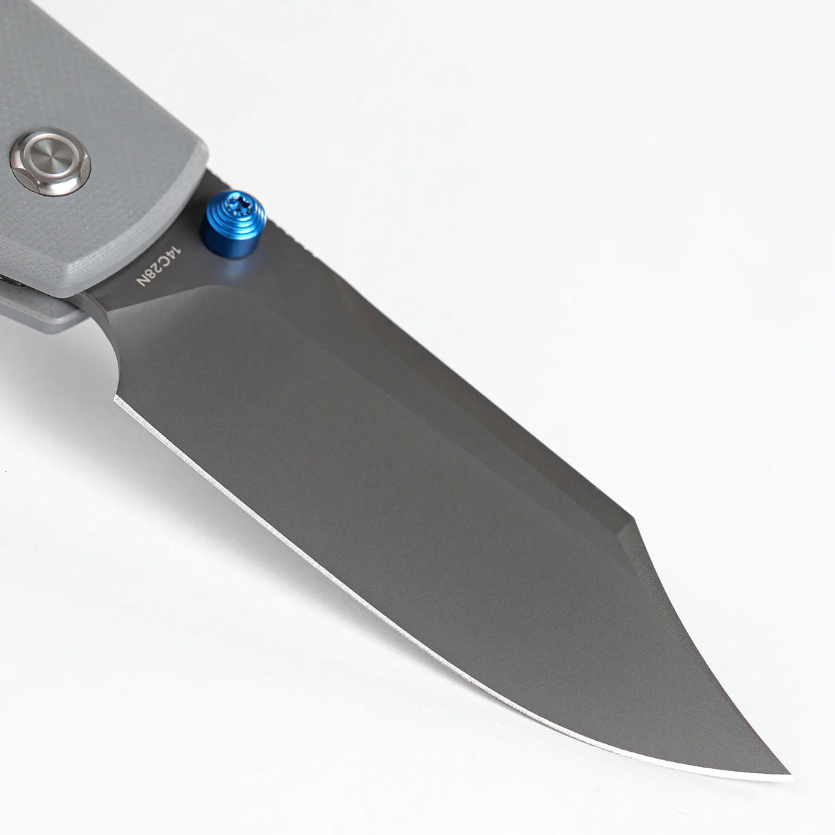 Raccoon - Top Liner Lock | Grey G10 + Destroyer Grey 14C28N Bowie - A2918