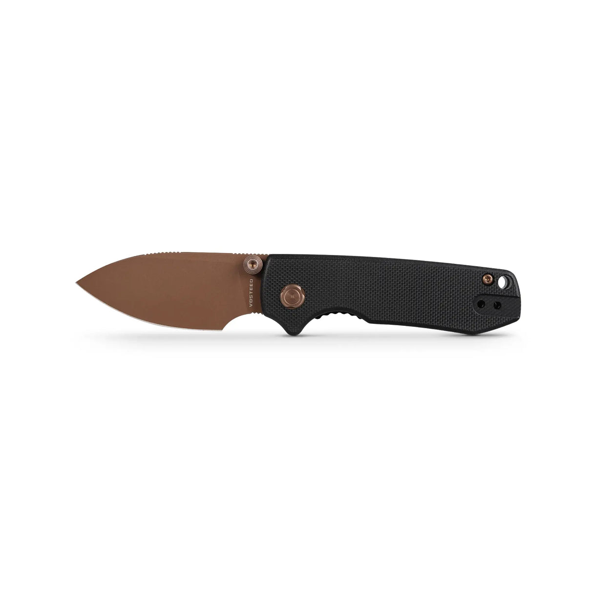 Raccoon Cub | Black G10 + Copper Dune 14C28N - A3604