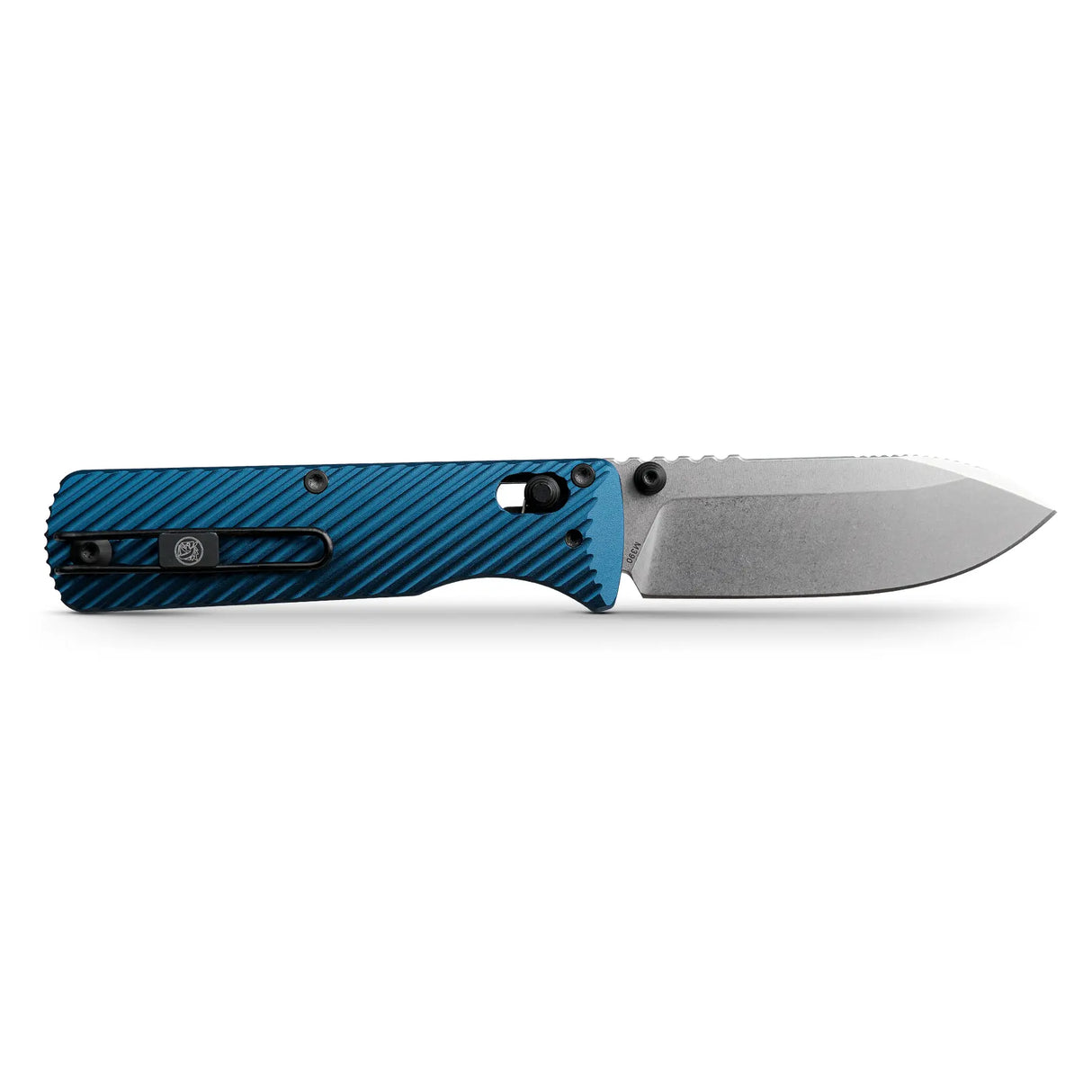 Vombat | Blue Aluminium + M390 Drop Point - A4103
