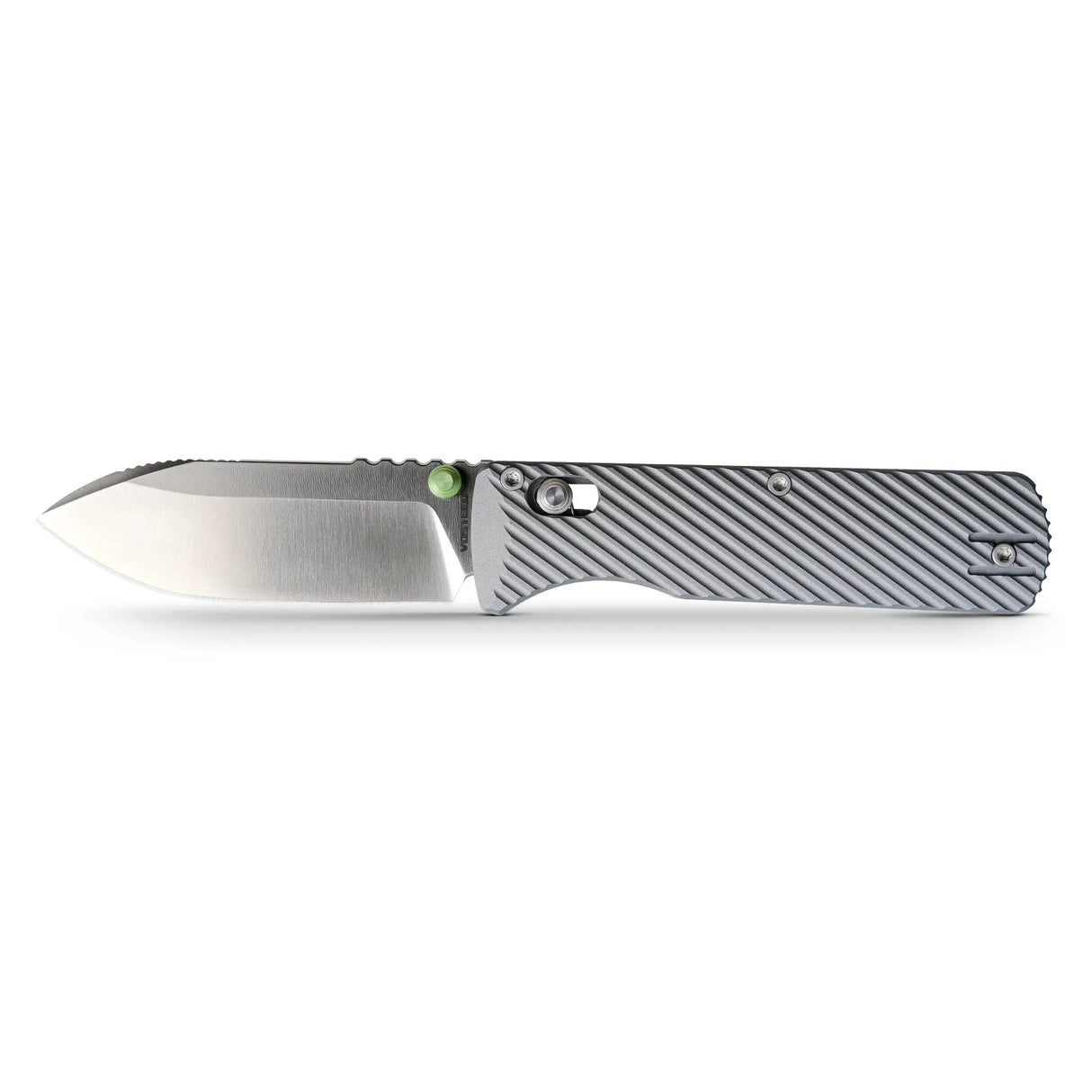 Vombat | Grey Aluminium + M390 Drop Point - A4104
