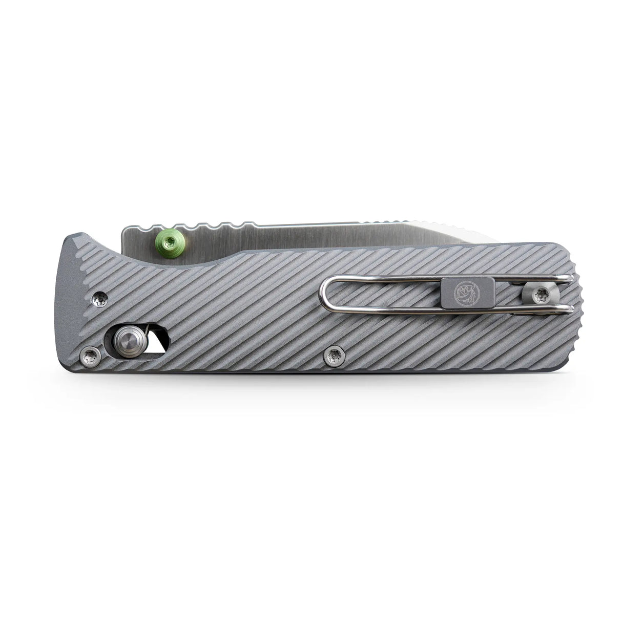 Vombat | Grey Aluminium + M390 Drop Point - A4104