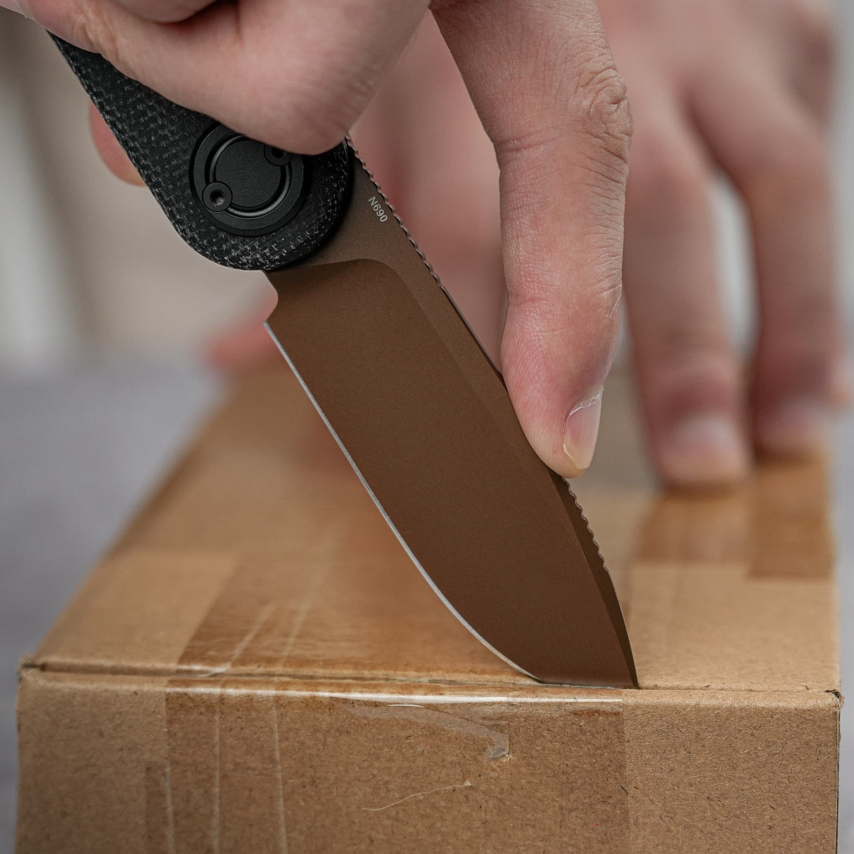 Corgi V 295 | Black Frag Micarta N690 - A3709