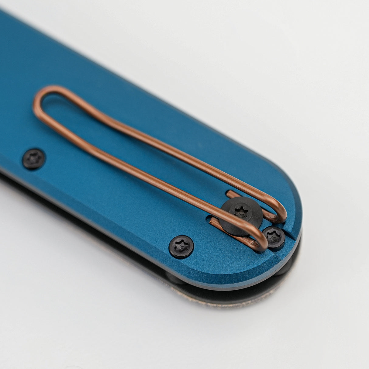 Corgi-V 295 | Blue Ocean Micarta/Aluminium | Copper Dune N690 - A3730