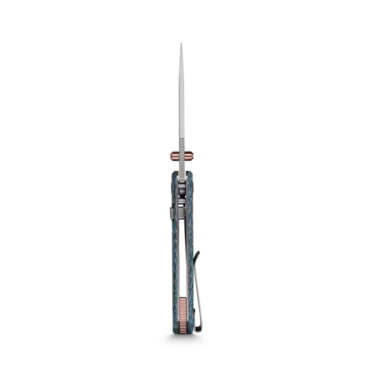 Marten | Blue Carbon Fibre + 154CM - A1609