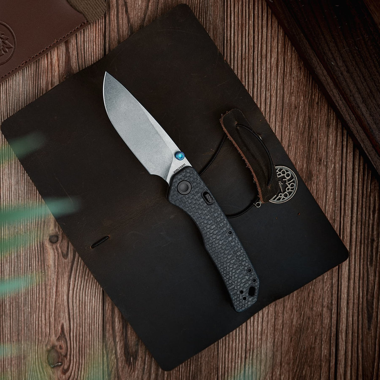 Marten 330 | Carbon Fiber + Stonewash 154CM - A1611