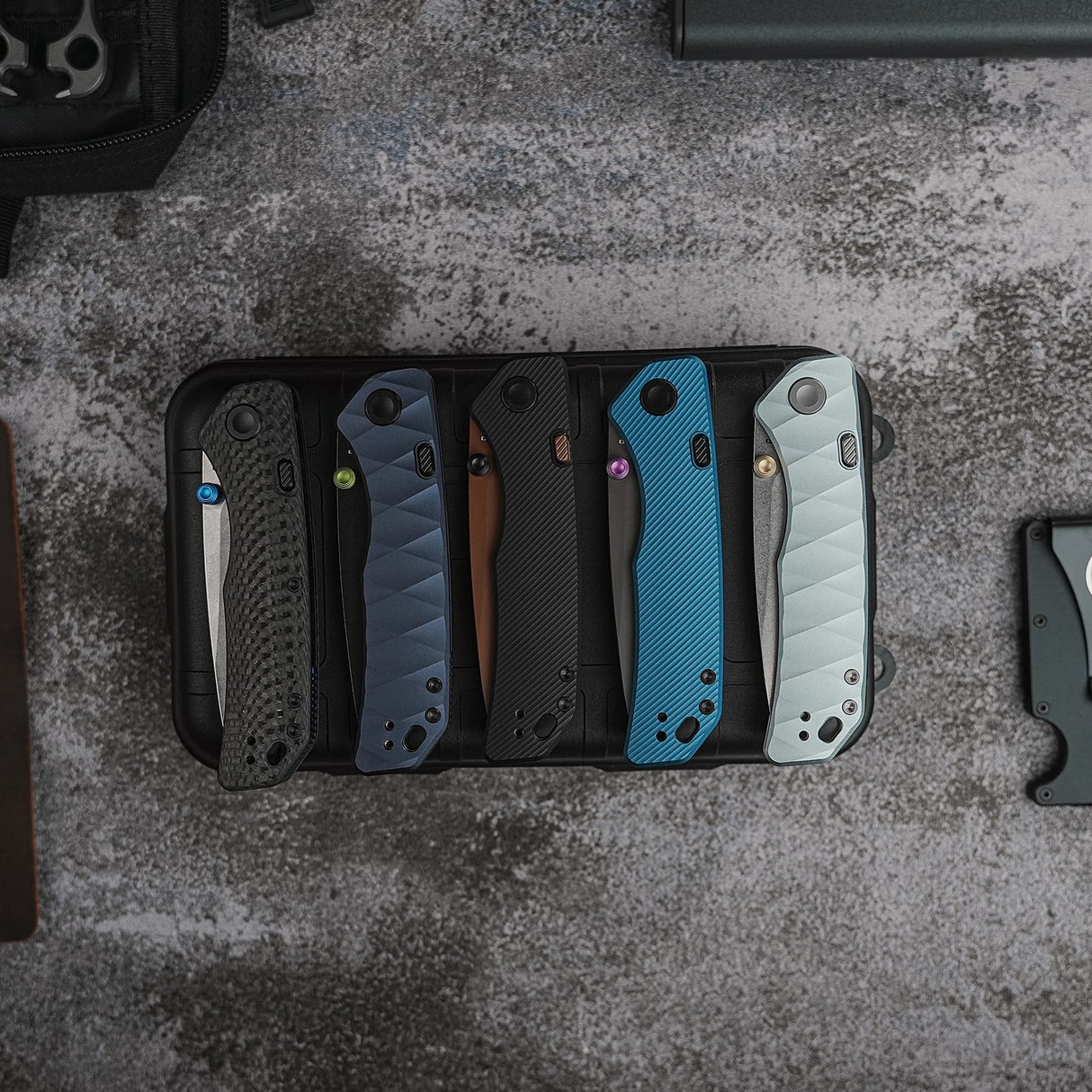 Marten 330 | Dark Blue Aluminium + Blackwash 154CM - A1615