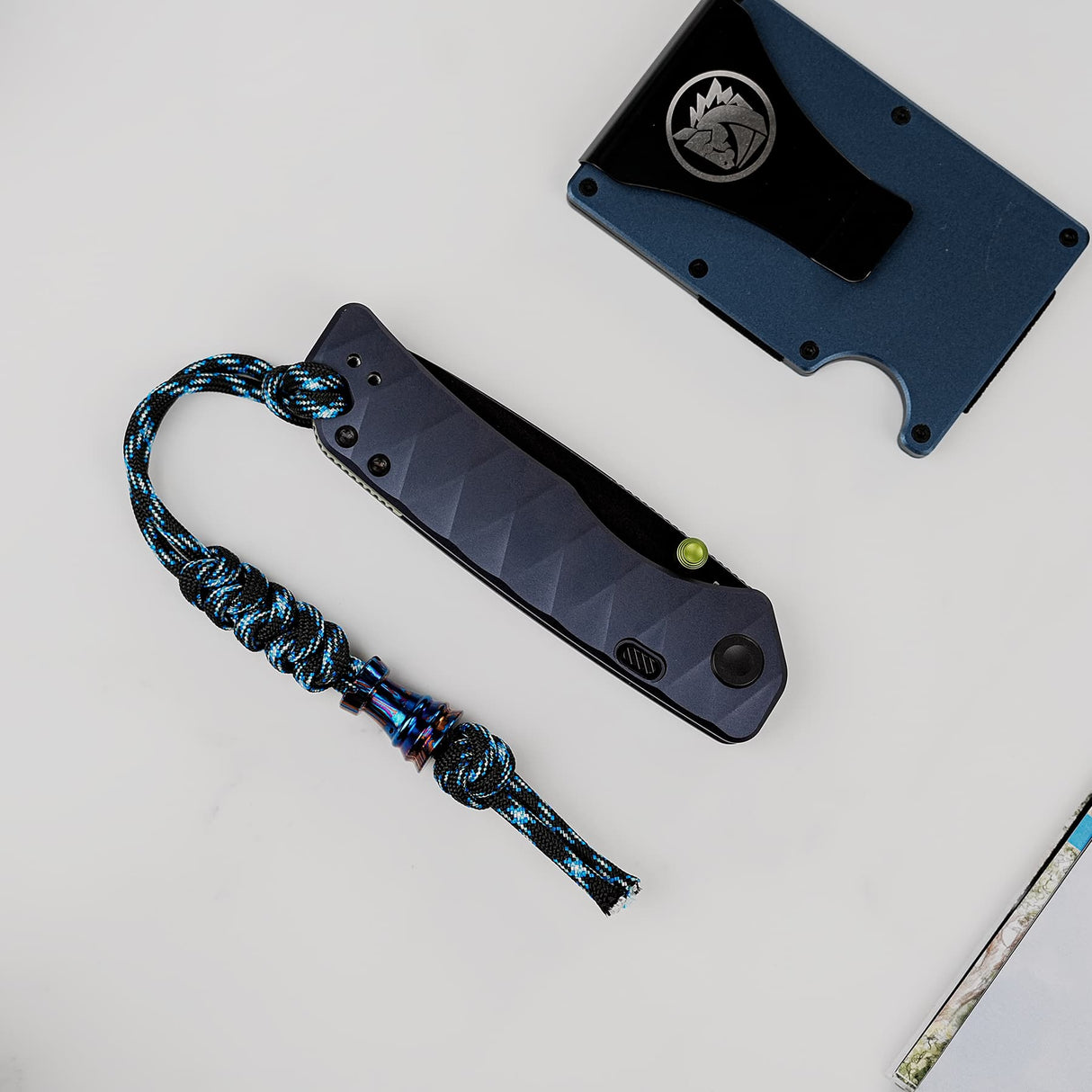 Marten 330 | Dark Blue Aluminium + Blackwash 154CM - A1615