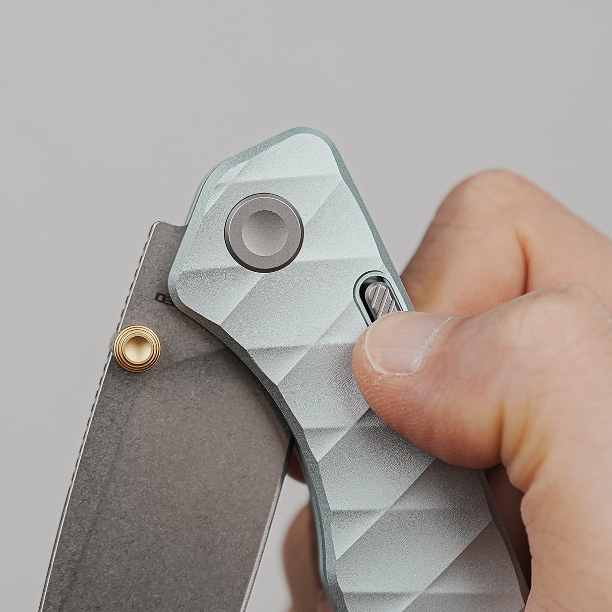 Marten 330 | Light Blue Aluminium + Stonewash 154CM - A1614