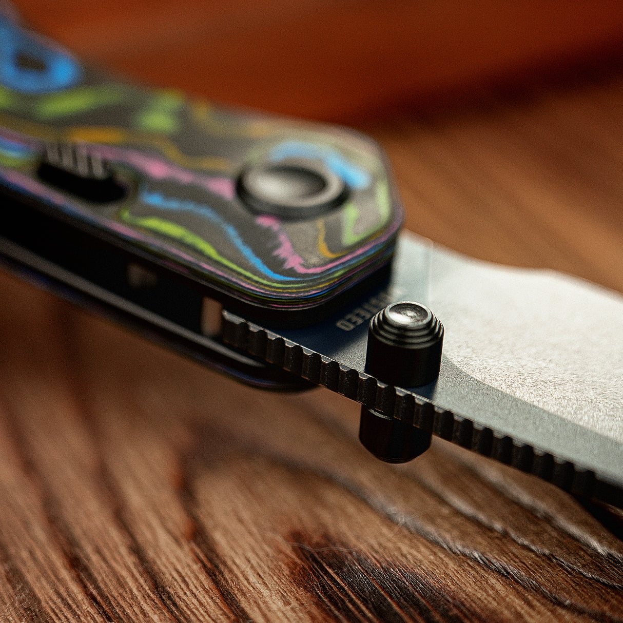 Marten 330 | Neon Topo Carbon Fibre + Blue Stonewash 154CM - A1618