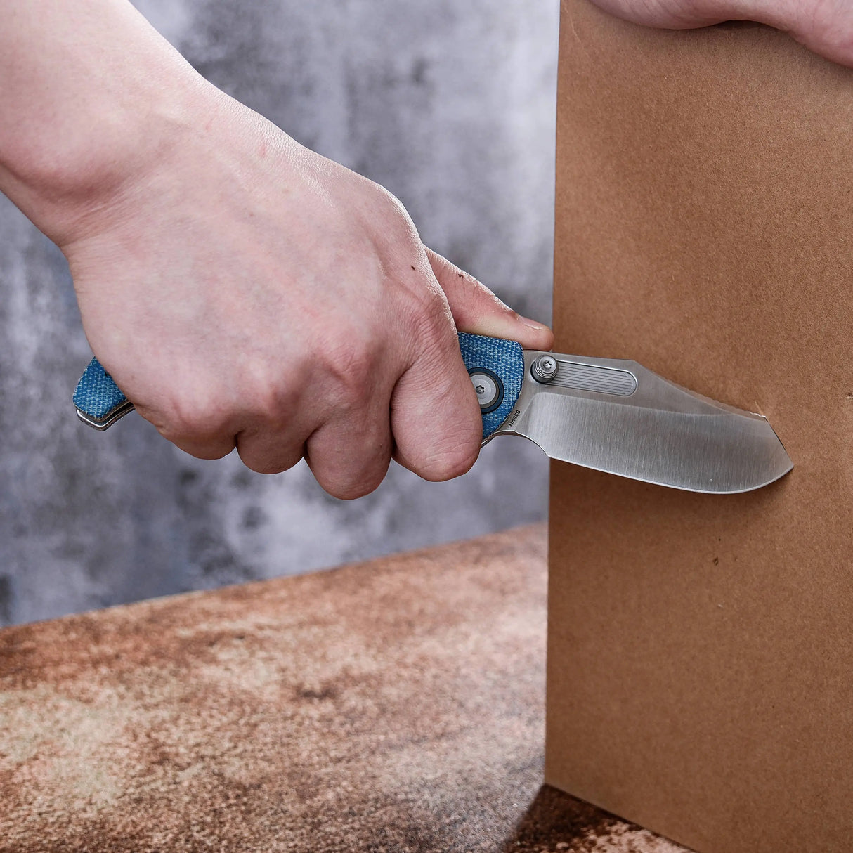 Naga | Blue Norplex UltreX™ Micarta + S35VN - A3901