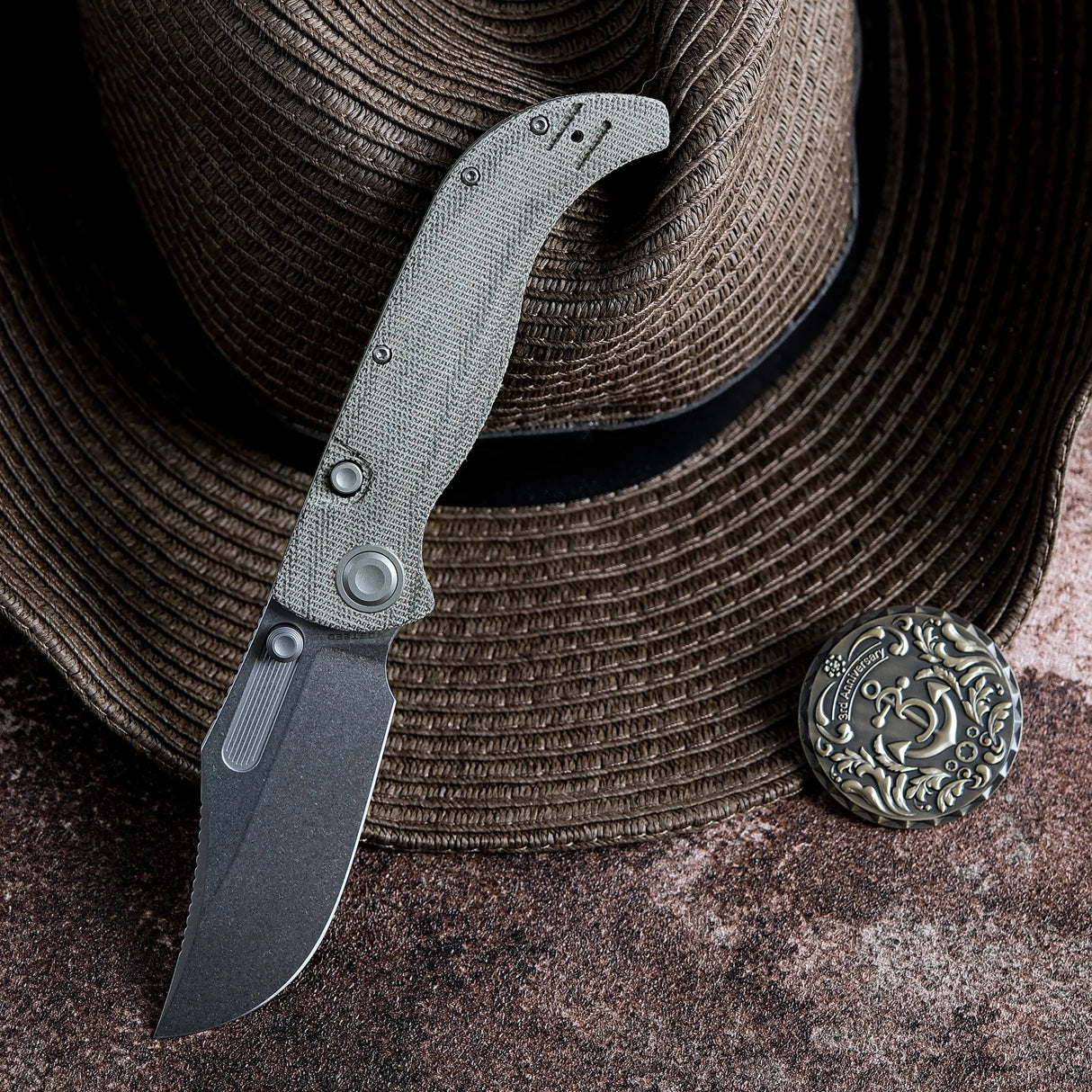 Naga | Green Norplex UltreX™ Micarta + S35VN - A3902