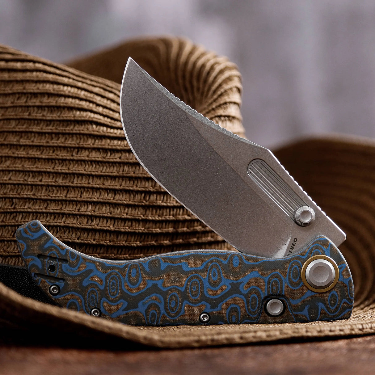 Naga | Blue Ocean Micarta + S35VN - A3903