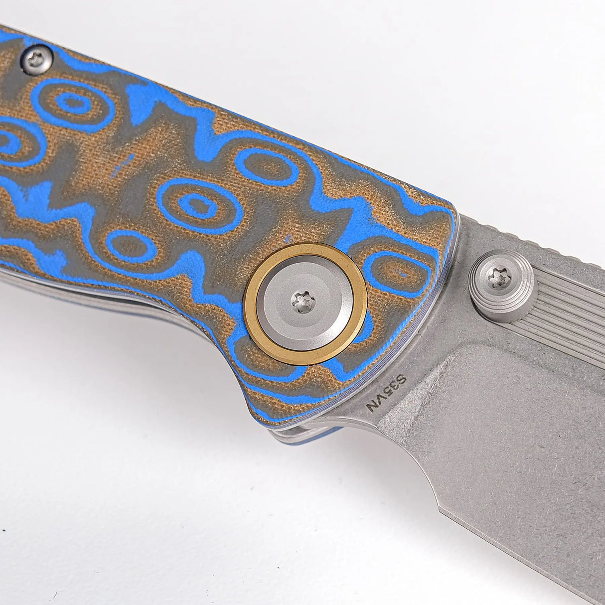 Naga | Blue Ocean Micarta + S35VN - A3903