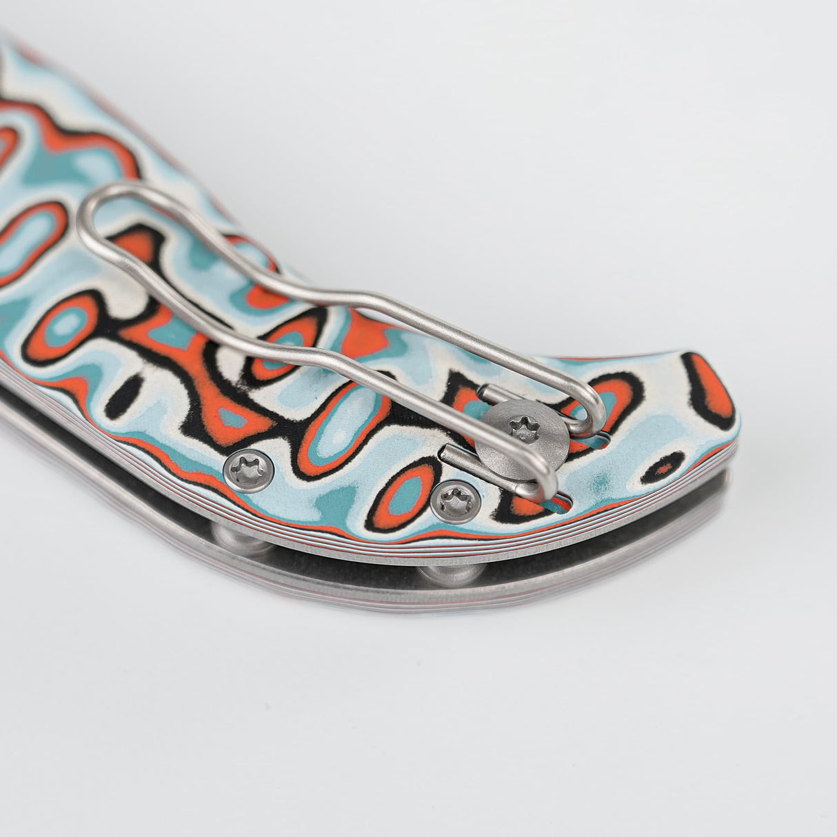 Naga | Canyon Current Bamboo Micarta + Stonewash S35VN - A3908