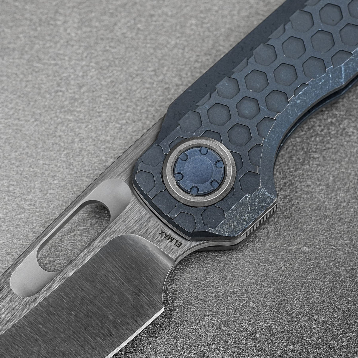 Nymble | Blue Ti + Satin Elmax - A4703