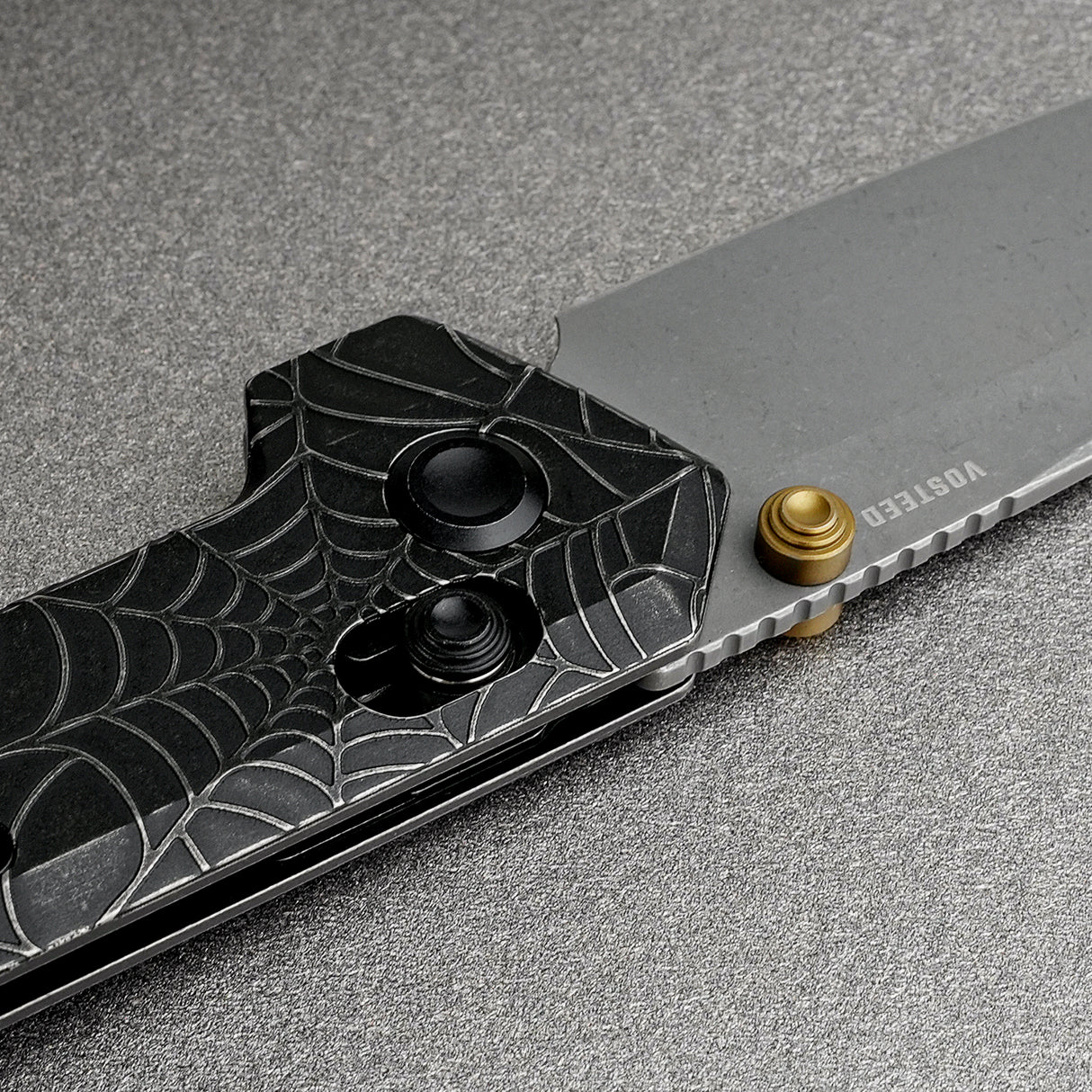 Parallel | Acid Wash Black Ti + Stonewash S35VN Tanto