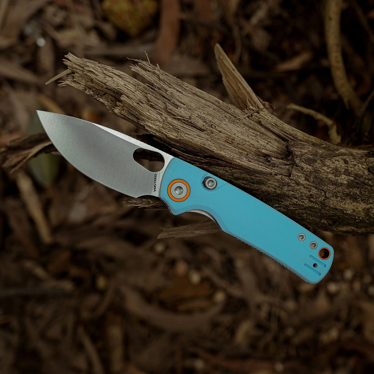 Porcupine | Sky Blue G10 + Satin 14C28N - A2608