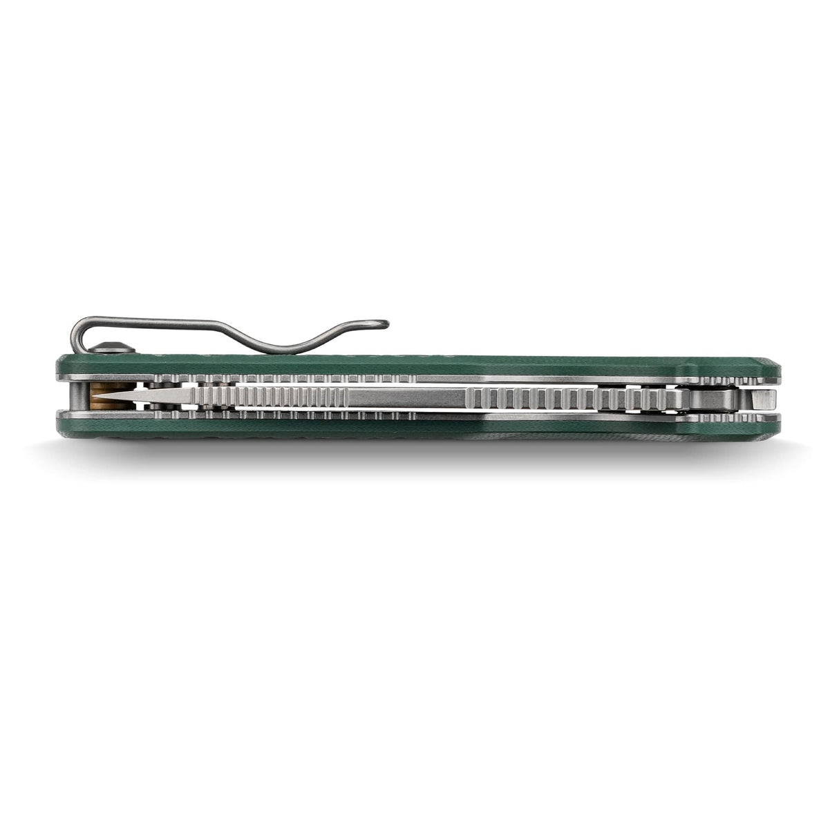 Porcupine | Green Crosshatch G10 + Stonewash 14C28N - A2624