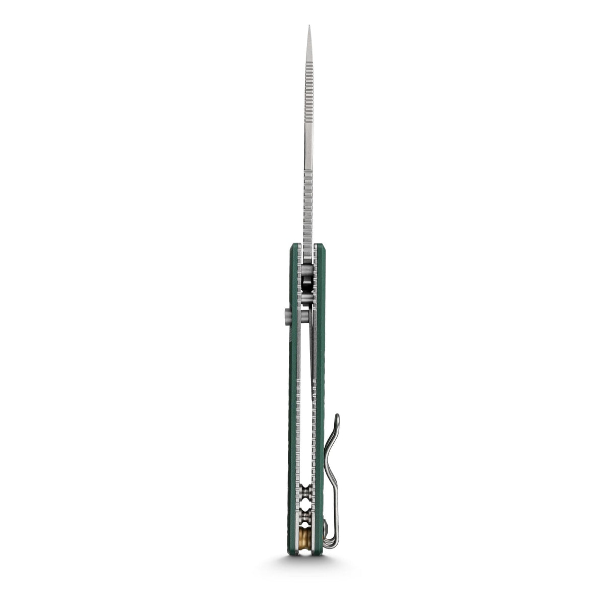 Porcupine | Green Crosshatch G10 + Stonewash 14C28N - A2624