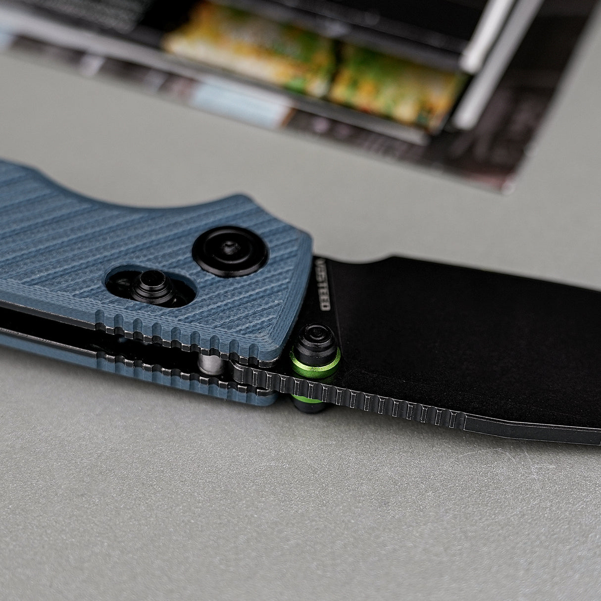 Porcupine ModSwap™ | Blue G10 + Blackwash 154CM - A3102