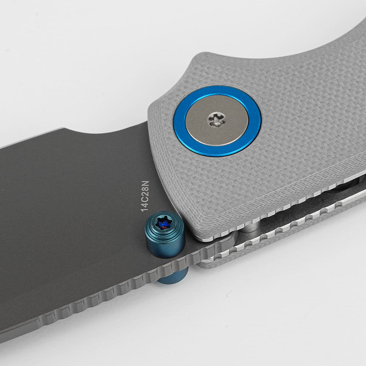 Porcupine Thumb Stud | Grey G10 + Destroyer Grey 14C28N - A2612