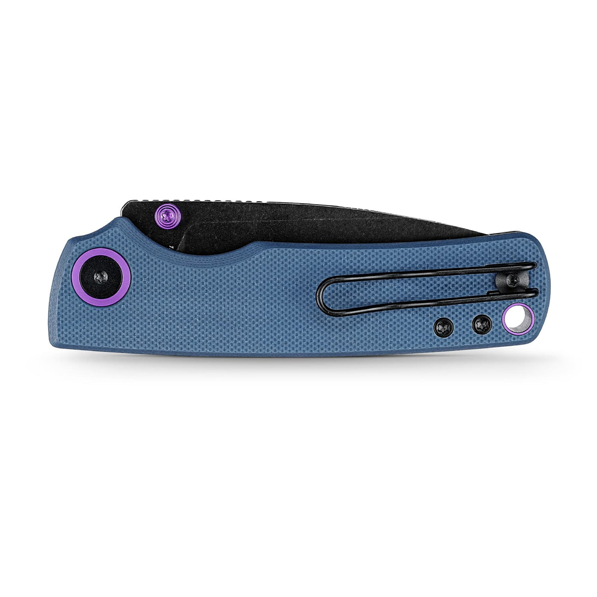 Porcupine Thumb Stud | Blue G10 + Blackwash 14C28N - A2627