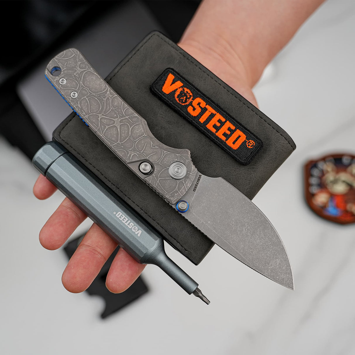 Porcupine TiSlim | Acid Wash Ti + Stonewash S90V - A4805