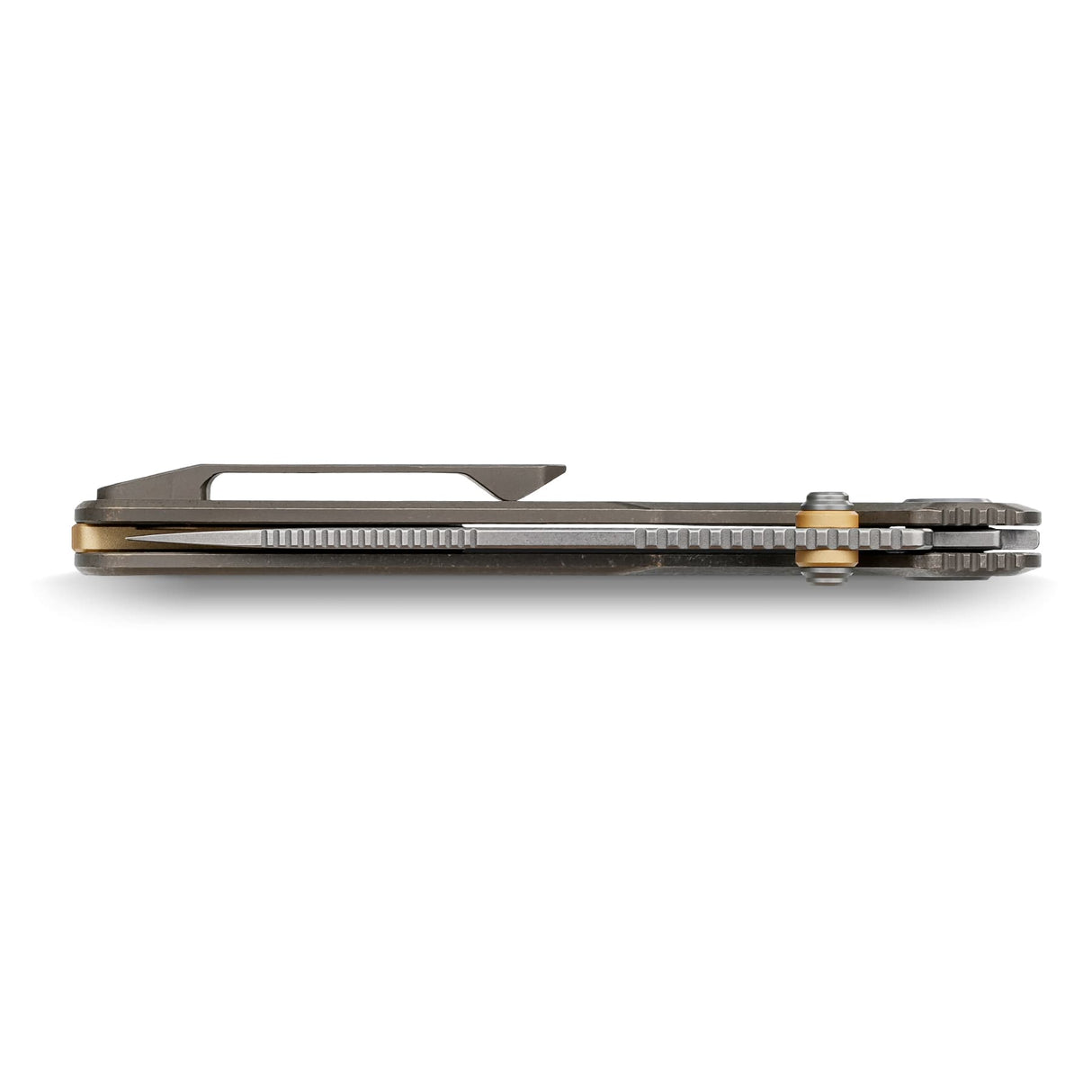 Porcupine TiSlim | Brasswash Ti + Stonewash S90V