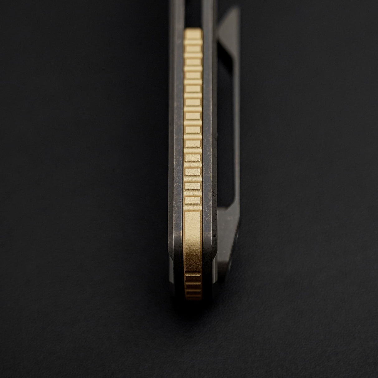 Porcupine TiSlim | Brasswash Ti + Stonewash S90V