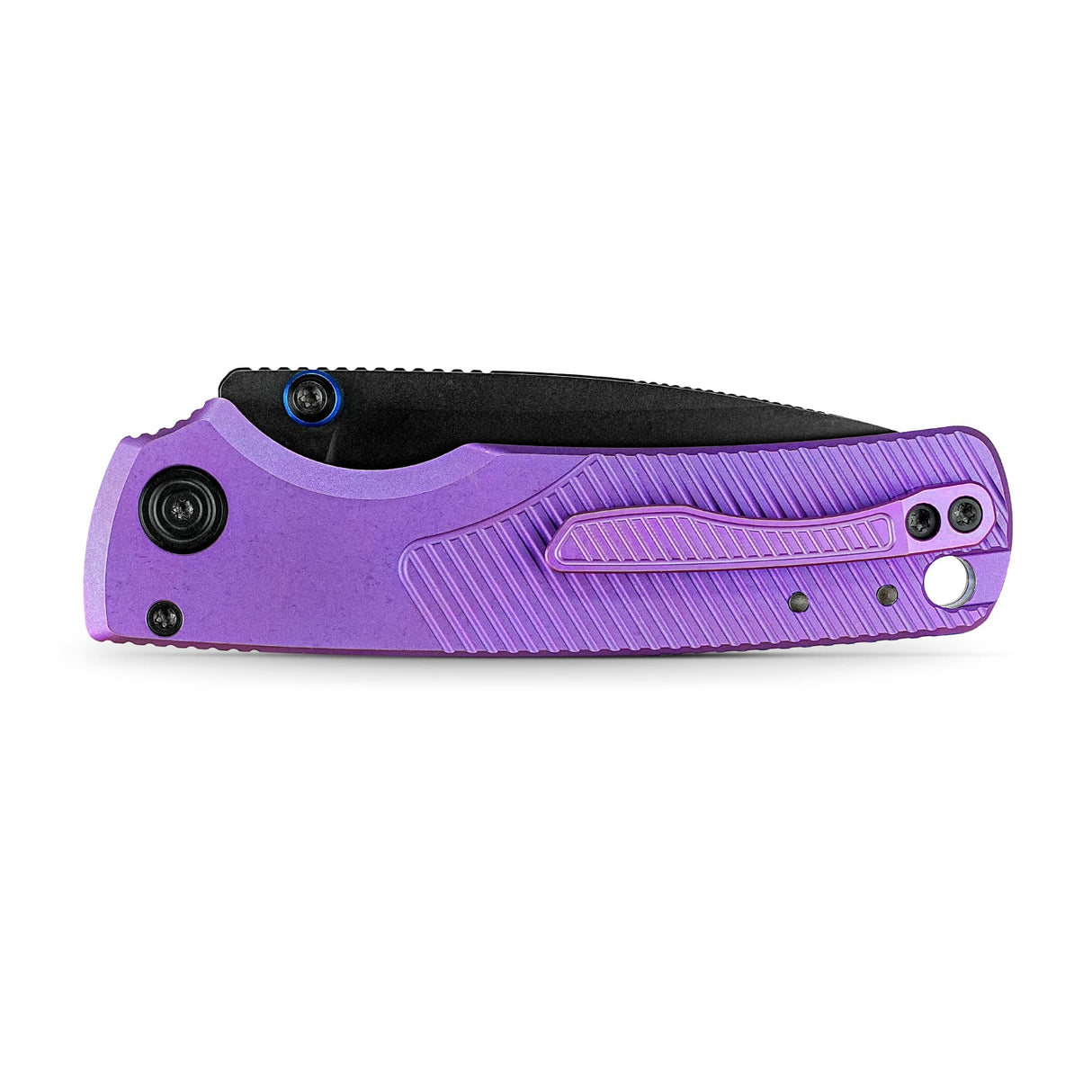 Porcupine TiSlim | Rebecca Purple Ti + Blackwash 154CM - A4812