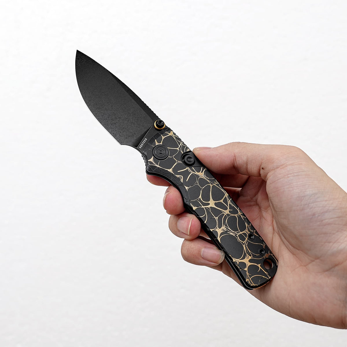 Porcupine TiSlim | Black & Gold Ti + Blackwash S90V - A4815