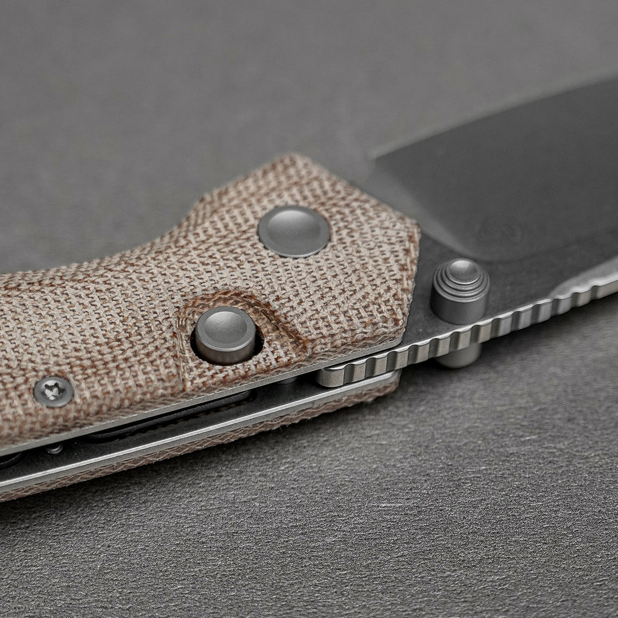 Psyop 299 | Natural Norplex UltreX Micarta™ + Stonewash S35VN - A2229