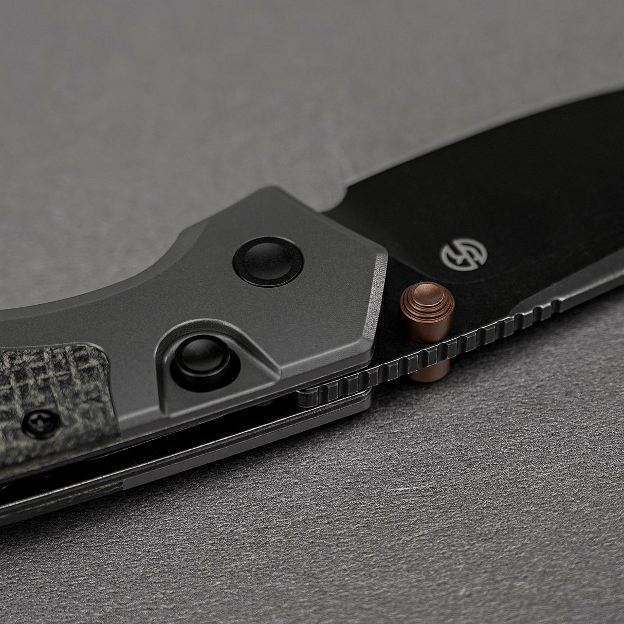 Psyop 299 | Black Norplex UltreX Micarta™ Ti Bolster + Blackwash S35VN - A2233