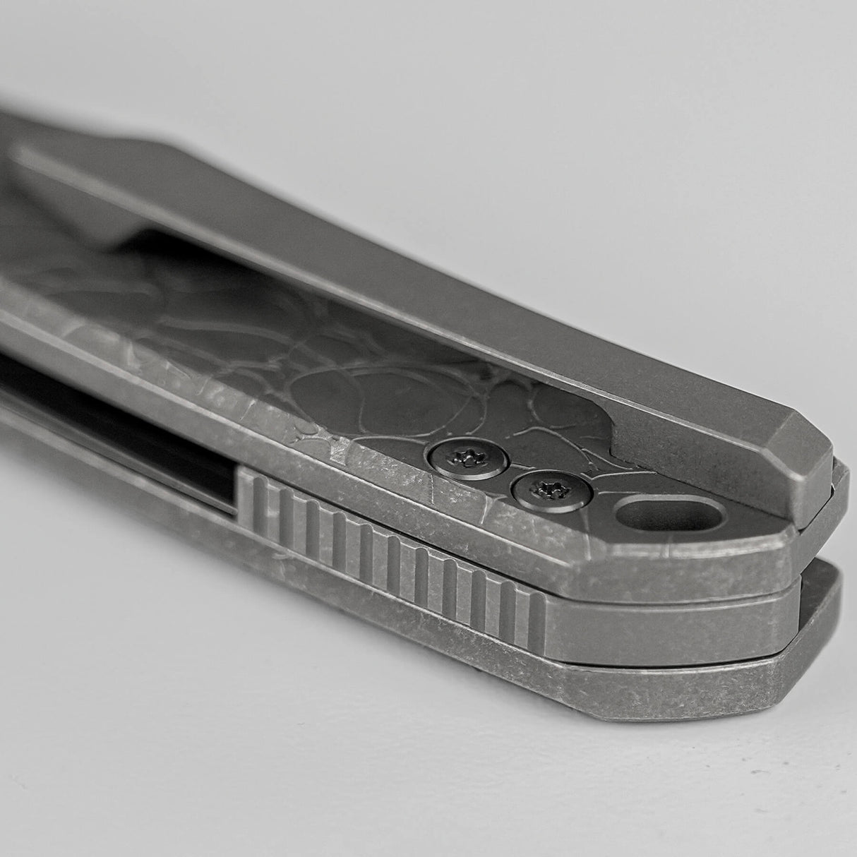 Psyop | Acid Etched Dim Gray Titanium + Elmax - A2222