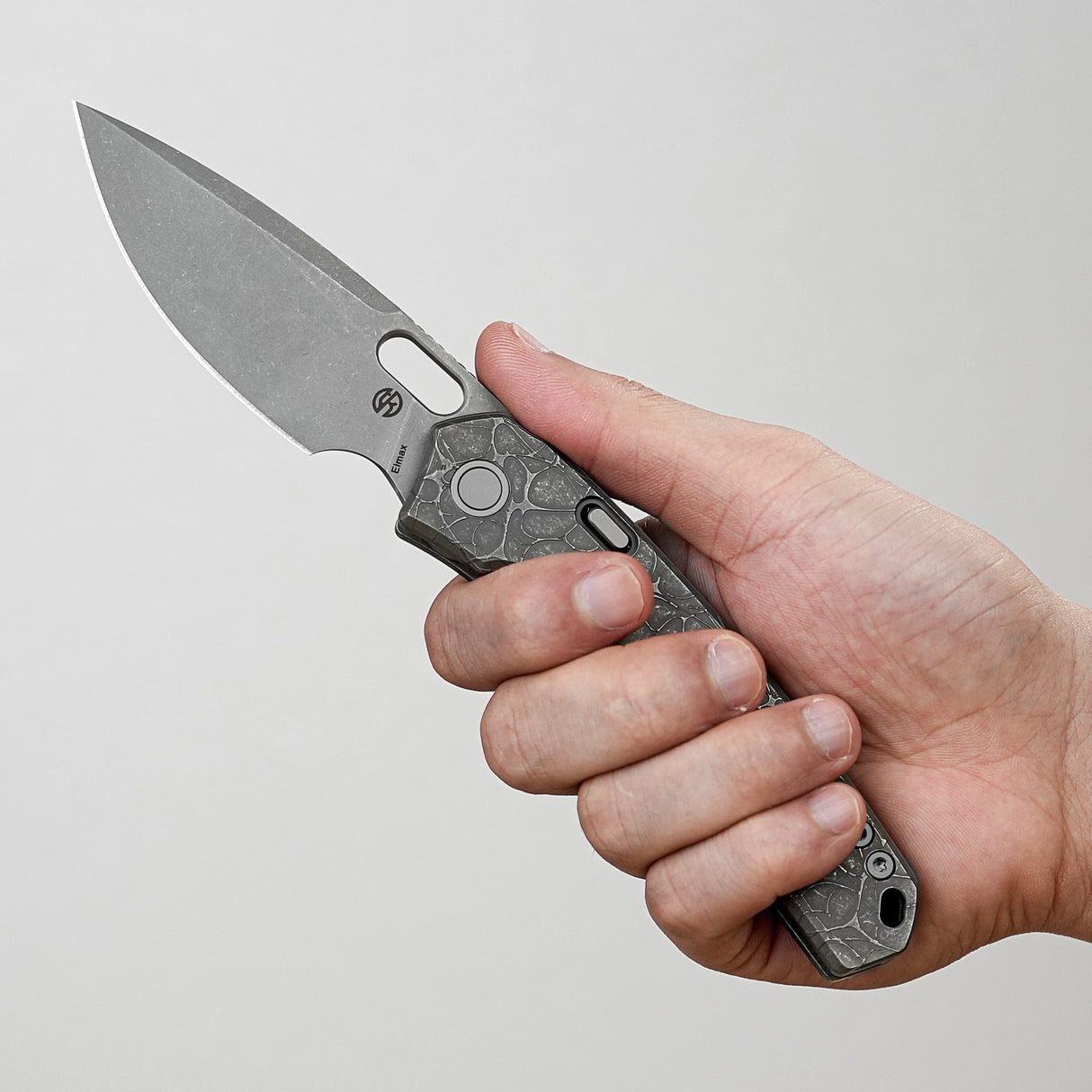 Psyop | Acid Etched Dim Gray Titanium + Elmax - A2222