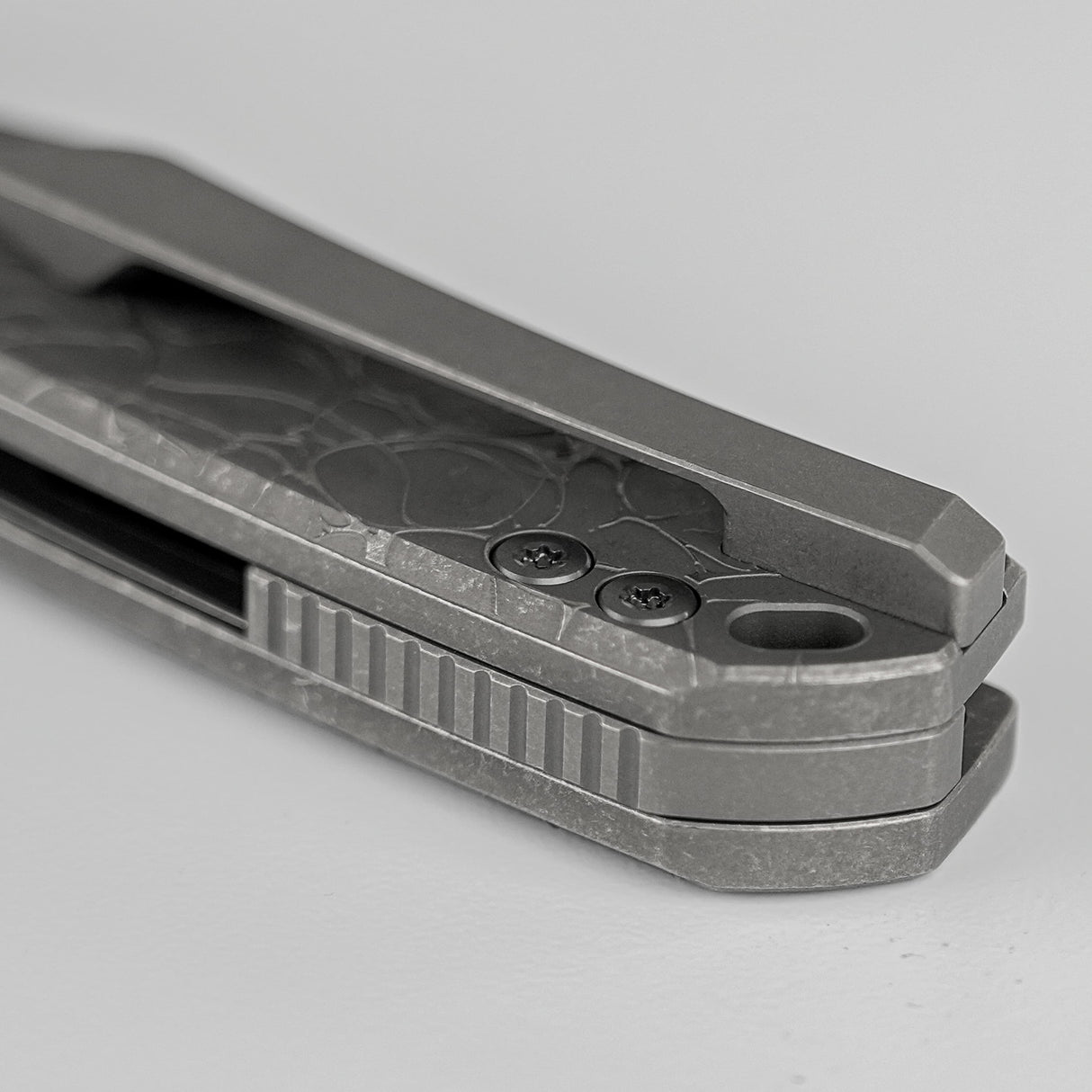 Psyop | Acid Etched Dim Gray Titanium + Elmax - A2222