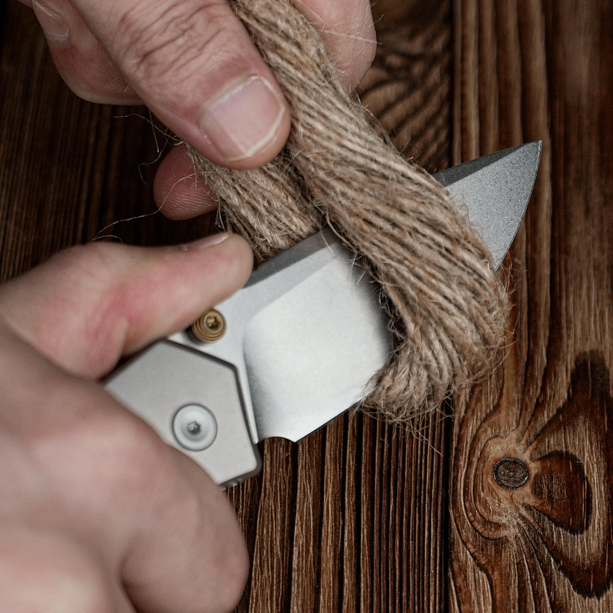 Psyop 299 | Red Micarta + Stonewashed S35VN - A2217