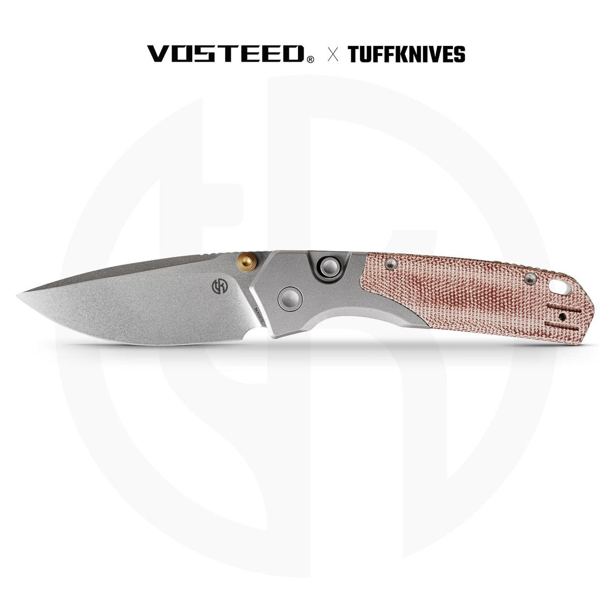 Psyop 299 | Red Micarta + Stonewashed S35VN - A2217